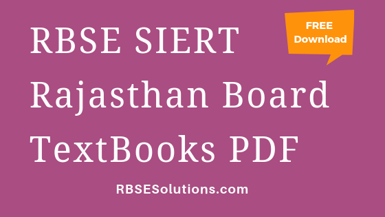 RBSE Rajasthan Board Books PDF Free Download in Hindi English Medium