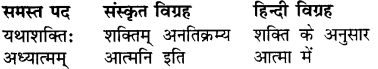 RBSE Class 7 Sanskrit व्याकरण समास प्रकरण 1