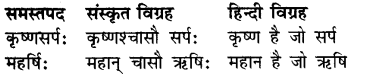 RBSE Class 7 Sanskrit व्याकरण समास प्रकरण 3