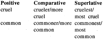 RBSE Class 8 English Grammar Change the Degree of the Adjective 12