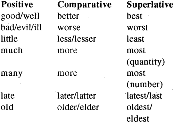 RBSE Class 8 English Grammar Change the Degree of the Adjective 13