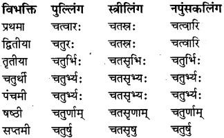 RBSE Class 8 Sanskrit व्याकरण संख्यावाचका शब्दा 8