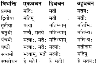 RBSE Class 8 Sanskrit व्याकरण संज्ञा शब्द 13