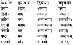 RBSE Class 8 Sanskrit व्याकरण सर्वनाम शब्द 7