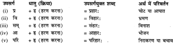 RBSE Class 9 Sanskrit व्याकरण उपसर्ग-प्रकरणम् 1