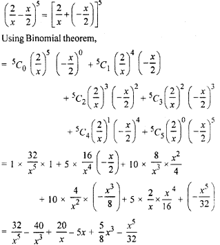 RBSE Solutions for Class 11 Maths Chapter 7 Binomial Theorem Ex 7.1