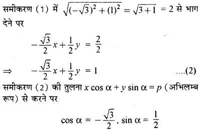 RBSE Solutions for Class 11 Maths Chapter Chapter 11 सरल रेखा Ex 11.2