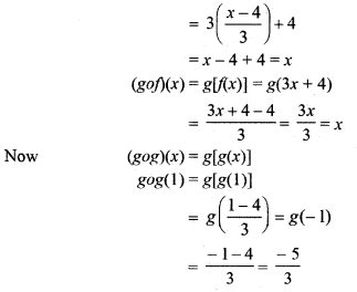 RBSE Solutions for Class 12 Maths Chapter 1 Composite Functions Ex 1.1 