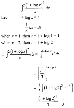 RBSE Solution Class 12 Hindi Definite Integral