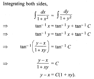 RBSE Solutions for Class 12 Maths Chapter 12 Differential Equation Ex 12.4