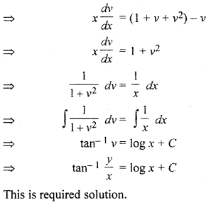 RBSE Solutions for Class 12 Maths Chapter 12 Differential Equation Ex 12.6