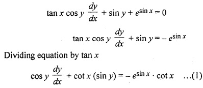 RBSE Solutions for Class 12 Maths Chapter 12 Differential Equation Ex 12.9