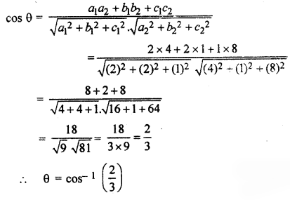 RBSE Solutions for Class 12 Maths Chapter 14 त्रि - विमीयज्यामिति Ex 14.3