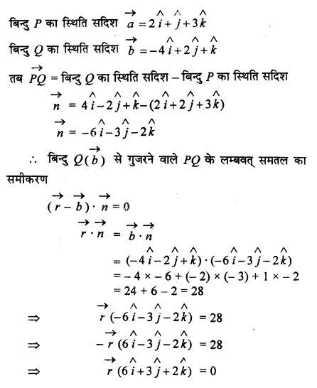 RBSE Solutions for Class 12 Maths Chapter 14 त्रि - विमीयज्यामिति Miscellaneous Exercise
