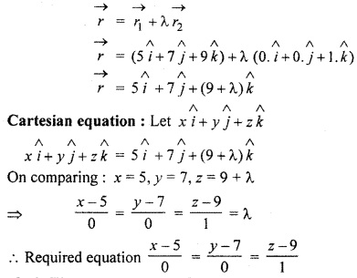 RBSE Solutions for Class 12 Maths Chapter 14 Three Dimensional Geometry Ex 14.2