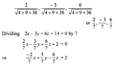 RBSE Solutions for Class 12 Maths Chapter 14 Three Dimensional Geometry Ex 14.6