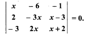 RBSE Solutions for Class 12 Maths Chapter 4 Determinants Miscellaneous Exercise