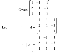 RBSE Solutions for Class 12 Maths Chapter 5 Inverse of a Matrix and Linear Equations