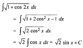 RBSE Solutions for Class 12 Maths Chapter 9 Integration Ex 9.1
