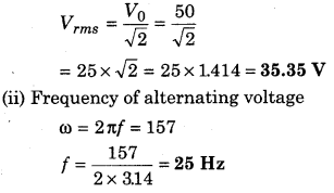 RBSE Solutions for Class 12 Physics Chapter 10 Alternating Current 36