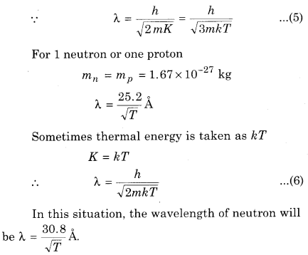 RBSE Solutions for Class 12 Physics Chapter 13 Photoelectric Effect and Matter Waves 13
