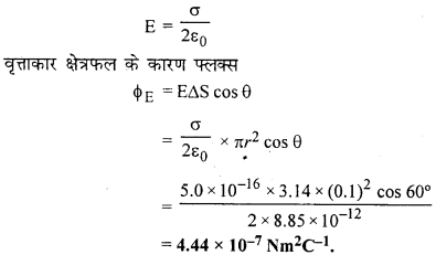 RBSE Solutions for Class 12 Physics Chapter 2 गाउस का नियम एवं उसके अनुप्रयोग 60