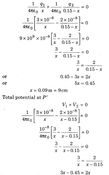 RBSE Solutions for Class 12 Physics Chapter 3 Electric Potential 66