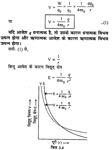 RBSE Solutions for Class 12 Physics Chapter 3 विद्युत विभव 22
