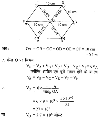 RBSE Solutions for Class 12 Physics Chapter 3 विद्युत विभव 76