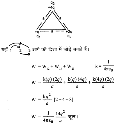 RBSE Solutions for Class 12 Physics Chapter 3 विद्युत विभव 86