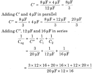 RBSE Solutions for Class 12 Physics Chapter 4 Electrical Capacitance 15