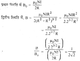RBSE Solutions for Class 12 Physics Chapter 7 विद्युत धारा के चुम्बकीय प्रभाव 2
