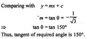 RBSE Solutions for Class 11 Maths Chapter 11 Straight Line Ex 11.2