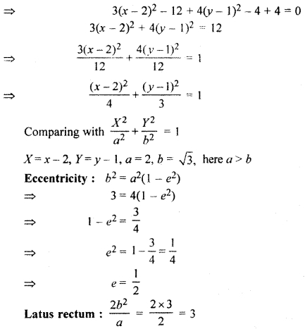RBSE Solutions for Class 11 Maths Chapter 12 Conic Section Ex 12.5