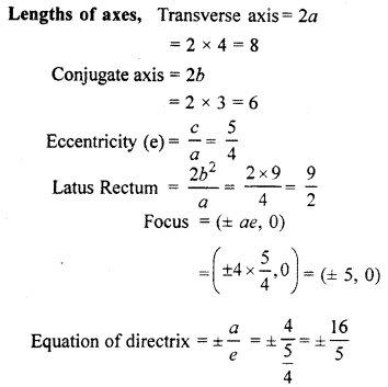 RBSE Solutions for Class 11 Maths Chapter 12 Conic Section Ex 12.7