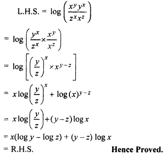 RBSE Solutions for Class 11 Maths Chapter 9 Logarithms Miscellaneous Exercise 