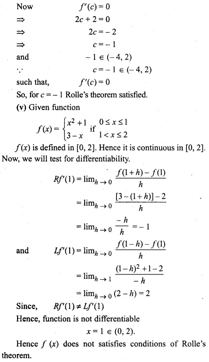 RBSE Solutions for Class 12 Maths Chapter 7 Differentiation Ex 7.6