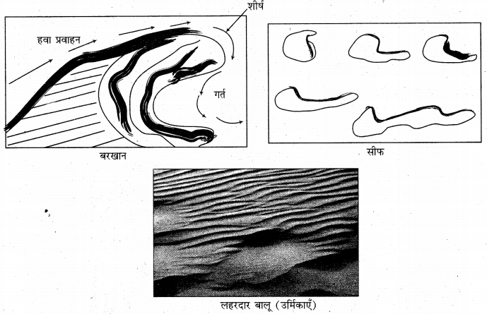RBSE Solutions for Class 11 Physical Geography Chapter 10 अपरदन के कारक 13