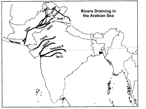 RBSE Solutions for Class 9 Social Science Chapter 13 Rivers and Lakes of India 2