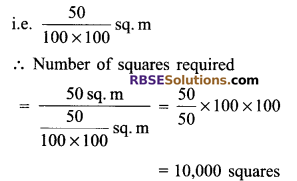 RBSE Solutions for Class 9 Maths Chapter 11 Area of Plane Figures Ex 11.4