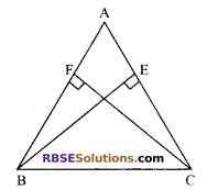RBSE Solutions for Class 9 Maths Chapter 7 Congruence and Inequalities of Triangles Ex 7.3
