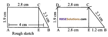 RBSE Solutions for Class 9 Maths Chapter 9 Quadrilaterals Ex 9.5