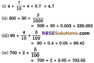 RBSE Solutions for Class 6 Maths Chapter 6 Decimal Numbers Additional Questions image 3