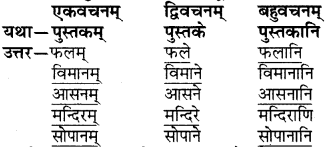 RBSE Solutions for Class 6 Sanskrit Chapter 4 अकारान्त-नपुंसकलिङ्गशब्दप्रयोगः 5
