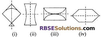 RBSE Solutions for Class 7 Maths Chapter 11 Symmetry Ex 11.1