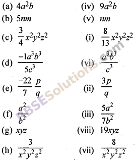 RBSE Solutions for Class 7 Maths Chapter 13 Algebraic Expression In Text Exercise