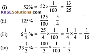 RBSE Solutions for Class 7 Maths Chapter 15 Comparison of Quantities Ex 15.2