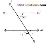 RBSE Solutions for Class 7 Maths Chapter 7 Lines and Angles Additional Questions