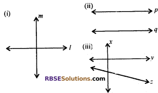 RBSE Solutions for Class 7 Maths Chapter 7 Lines and Angles Ex 7.2