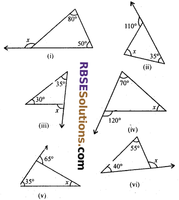 RBSE Solutions for Class 7 Maths Chapter 8 Triangle and its Properties Ex 8.1